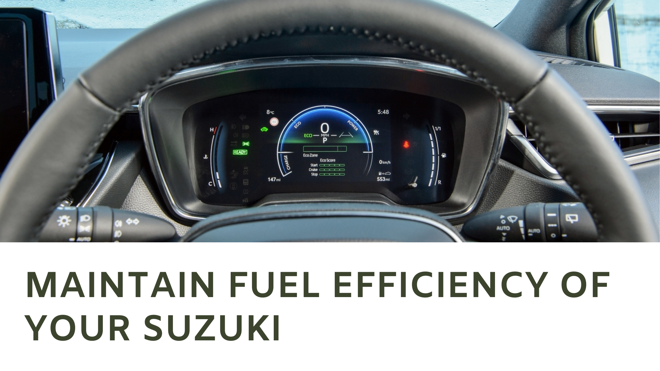9 Ways to Improve your Suzuki's Fuel Efficiency