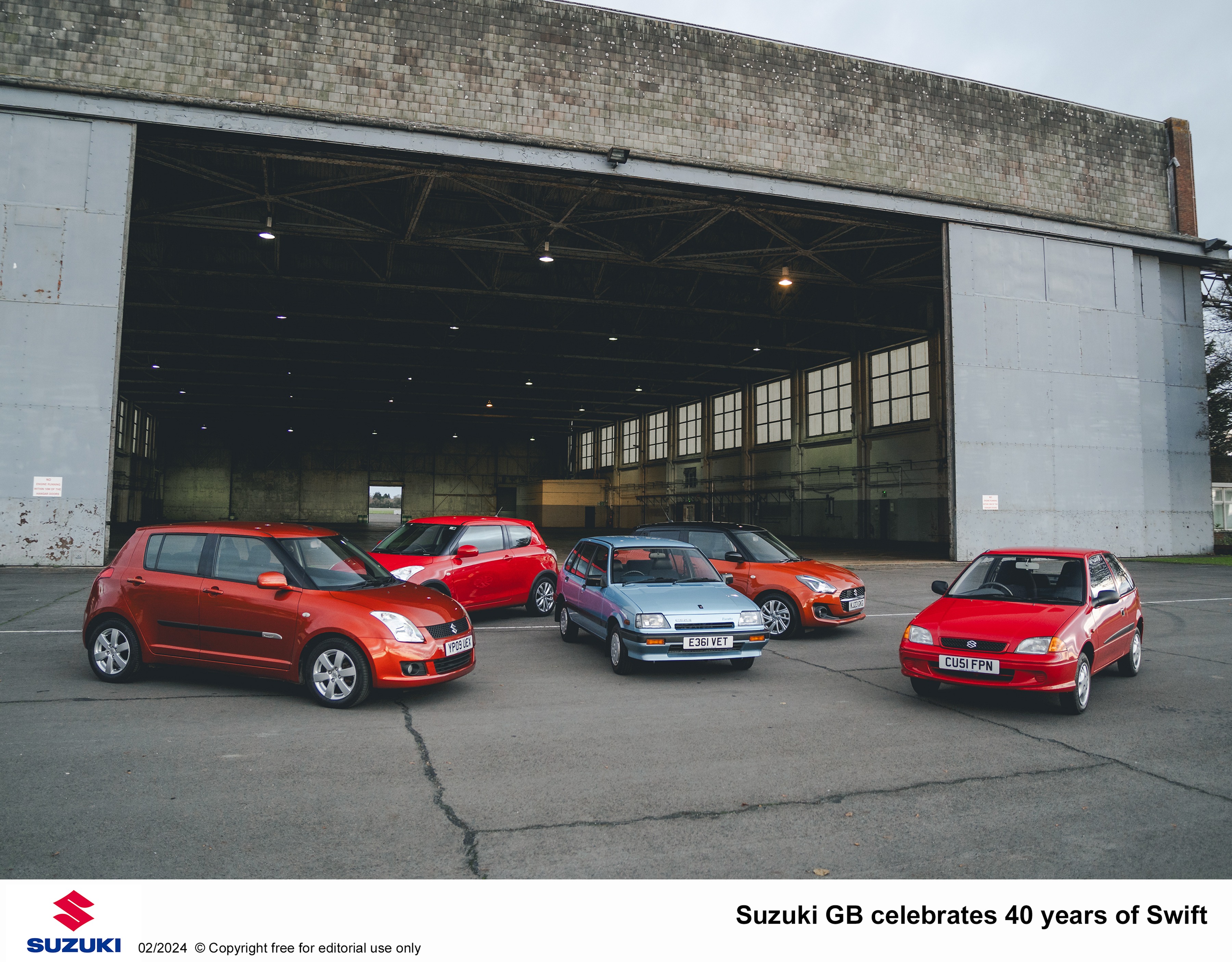 Suzuki GB celebrates 40 years of Swift