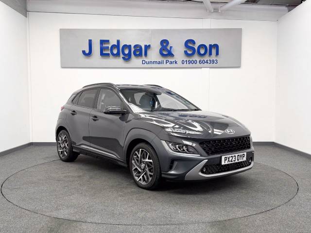 Hyundai Kona 1.6 GDi Hybrid Ultimate 5dr DCT Hatchback Hybrid Grey
