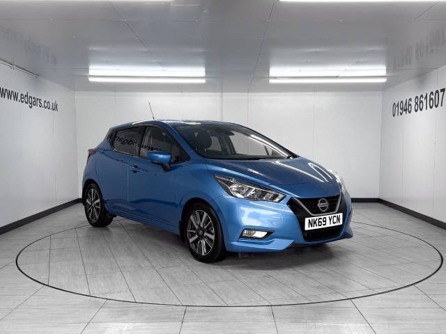 Nissan Micra 1.0 IG-T 100 Tekna 5dr Xtronic Hatchback Petrol Blue