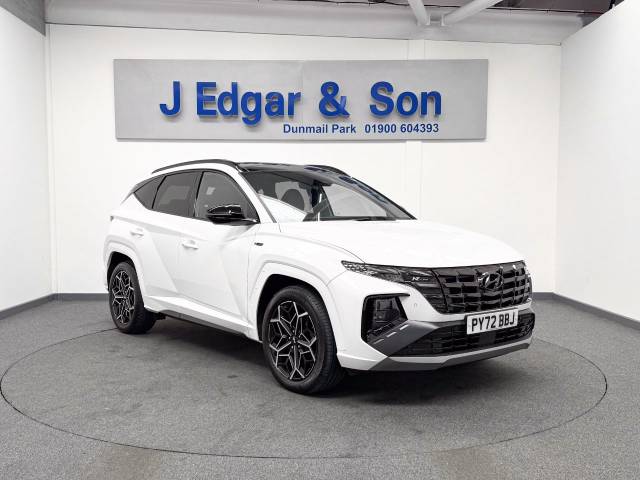 Hyundai Tucson 1.6 TGDi Hybrid 230 N Line S 5dr 2WD Auto Estate Petrol / Electric Hybrid White