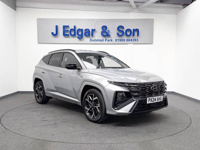 Hyundai Tucson 1.6T Hybrid N Line 5dr Auto Estate Hybrid Silver
