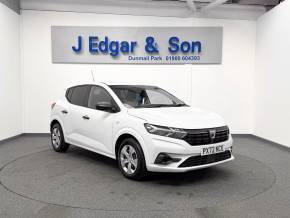 DACIA SANDERO 2022 (72) at J Edgar & Son Ltd Frizington