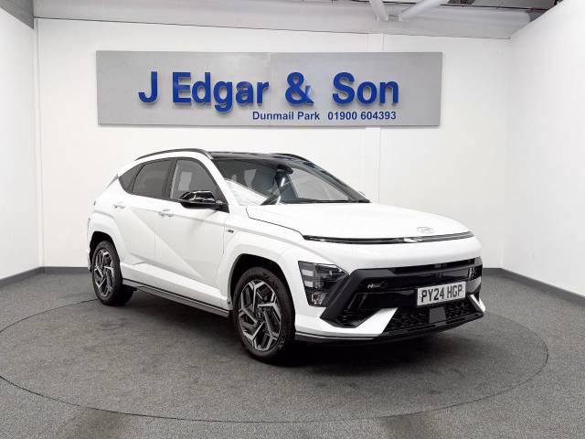 Hyundai Kona 1.6T 138 N Line 5dr Hatchback Petrol White