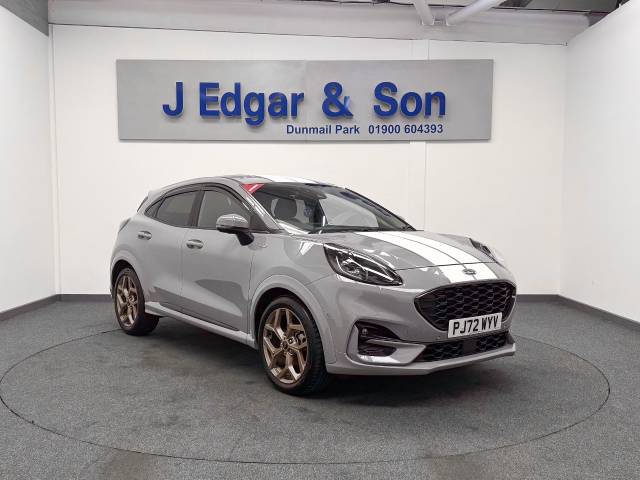 Ford Puma 1.0 EcoBoost Hb mHEV 155 ST-Line X Gold Ed 5dr DCT Hatchback Petrol Grey