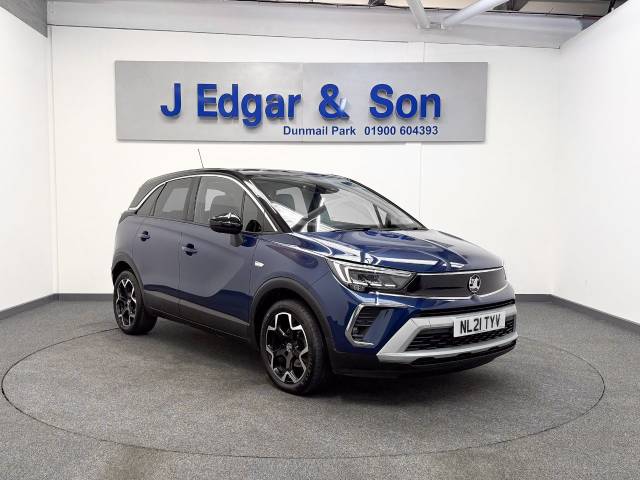 Vauxhall Crossland 1.2 Turbo [130] Elite Nav 5dr Hatchback Petrol Blue