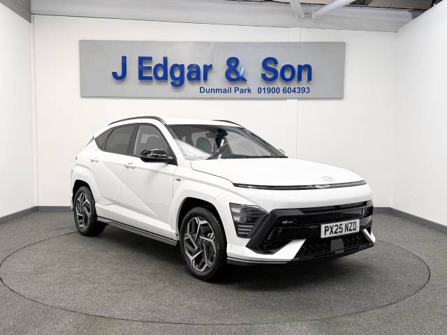 Hyundai KONA 1.6 GDi Hybrid N Line S 5dr DCT Hatchback Hybrid White
