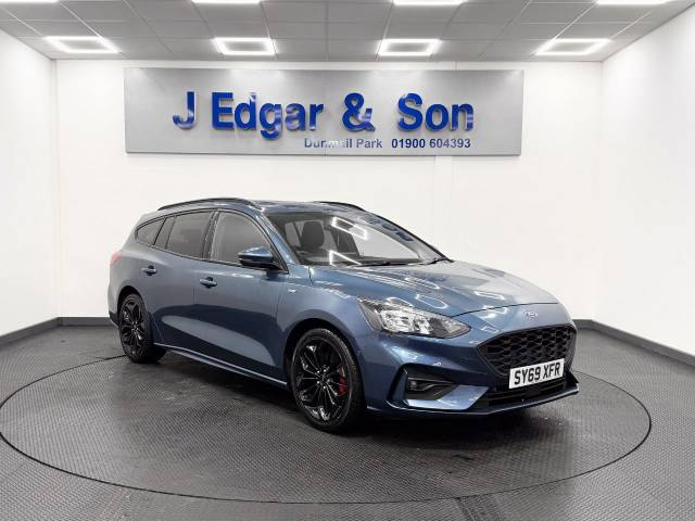 Ford Focus 1.0 EcoBoost Hybrid mHEV 125 Active X Edition 5dr Estate Petrol Blue