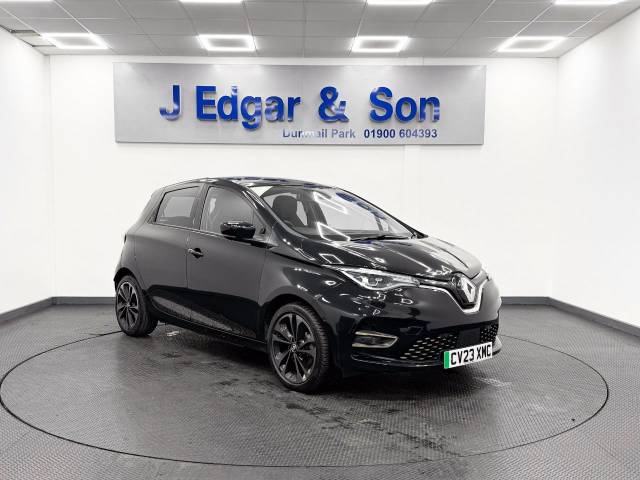 Renault Zoe 0.0 100kW Iconic R135 50kWh Boost Charge 5dr Auto Hatchback Electric Black
