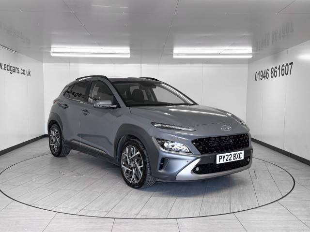 Hyundai KONA 1.6 GDi Hybrid Premium 5dr DCT Hatchback Petrol / Electric Hybrid Grey