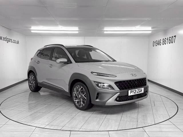 Hyundai KONA 1.6 GDi Hybrid Premium 5dr DCT Hatchback Petrol / Electric Hybrid Grey