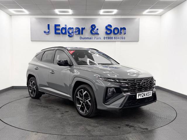 Hyundai TUCSON 1.6T Hybrid N Line 5dr Auto Estate Petrol / Electric Hybrid Grey