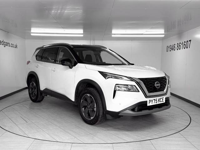 Nissan X Trail 1.5 MHEV 163 N-Connecta 5dr [7 Seat] Xtronic Hatchback Petrol White