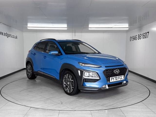Hyundai KONA 1.6 GDi Hybrid Premium 5dr DCT Estate Petrol / Electric Hybrid Blue