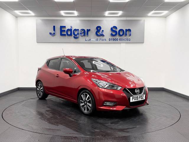 Nissan Micra 1.0 IG-T 100 Tekna 5dr Xtronic Hatchback Petrol Red
