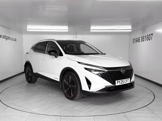 Nissan Qashqai 1.5 E-Power Tekna 5dr Auto Hatchback Petrol / Electric Hybrid White