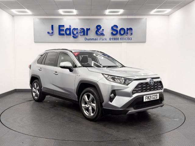 Toyota Rav4 2.5 VVT-i Hybrid Design 5dr CVT 2WD Estate Petrol / Electric Hybrid Silver