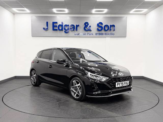 Hyundai i20 1.0T GDi 90 Tech Line 5dr Hatchback Petrol Black