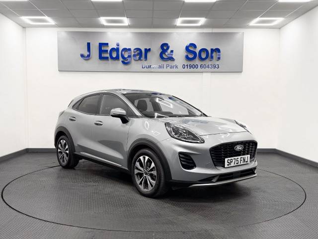 Ford Puma 1.0 EcoBoost Hybrid mHEV Titanium 5dr Hatchback Petrol Silver