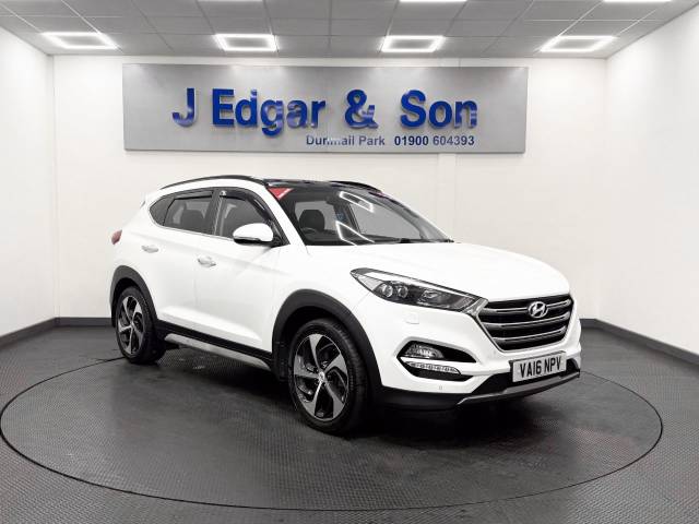 Hyundai TUCSON 2.0 CRDi 185 Premium SE 5dr Estate Diesel White