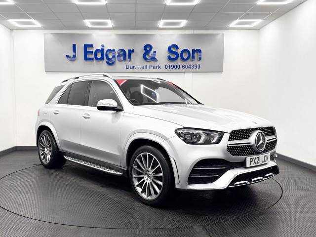 Mercedes-Benz GLE 2.0 GLE 300d 4Matic AMG Line Prem 5dr 9G-Tronic [7 St] Estate Diesel Silver