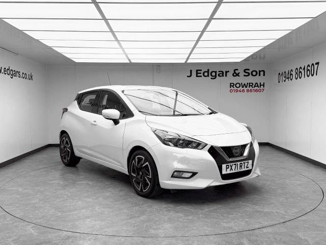Nissan Micra 1.0 IG-T 92 Acenta 5dr Hatchback Petrol White