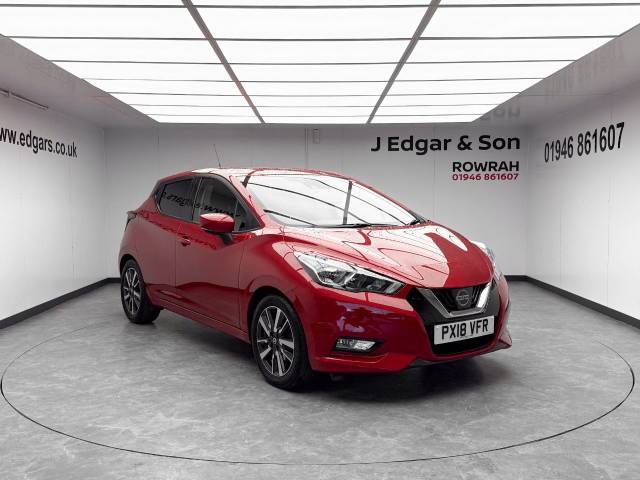 Nissan Micra 0.9 IG-T N-Connecta 5dr Hatchback Petrol Red