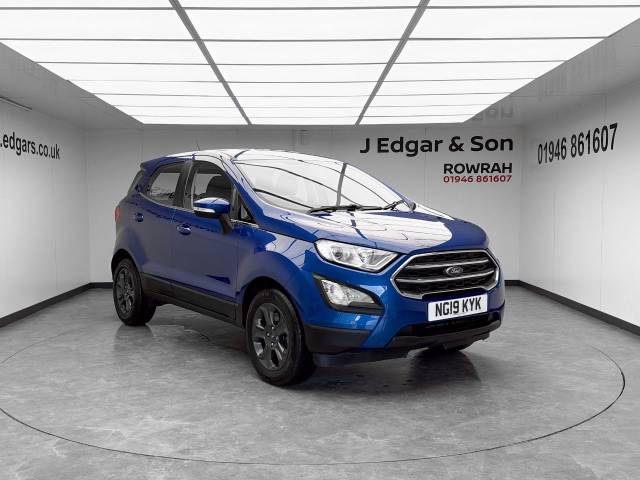 Ford Ecosport 1.0 EcoBoost 125 Zetec 5dr Auto Hatchback Petrol Blue
