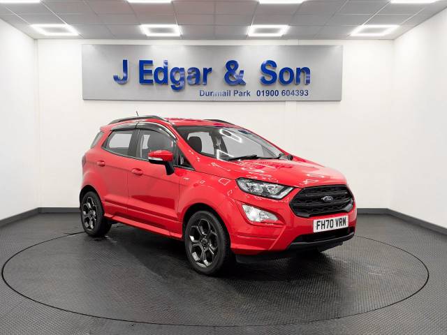 Ford Ecosport 1.0 EcoBoost 125 ST-Line 5dr Hatchback Petrol Red
