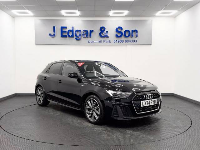 Audi A1 1.0 30 TFSI S Line 5dr S Tronic Hatchback Petrol Black