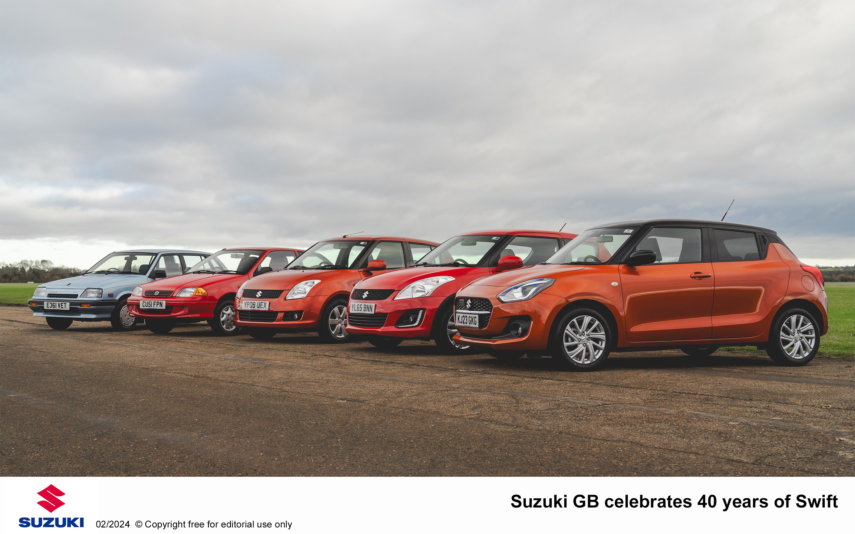 Suzuki GB celebrates 40 years of Swift