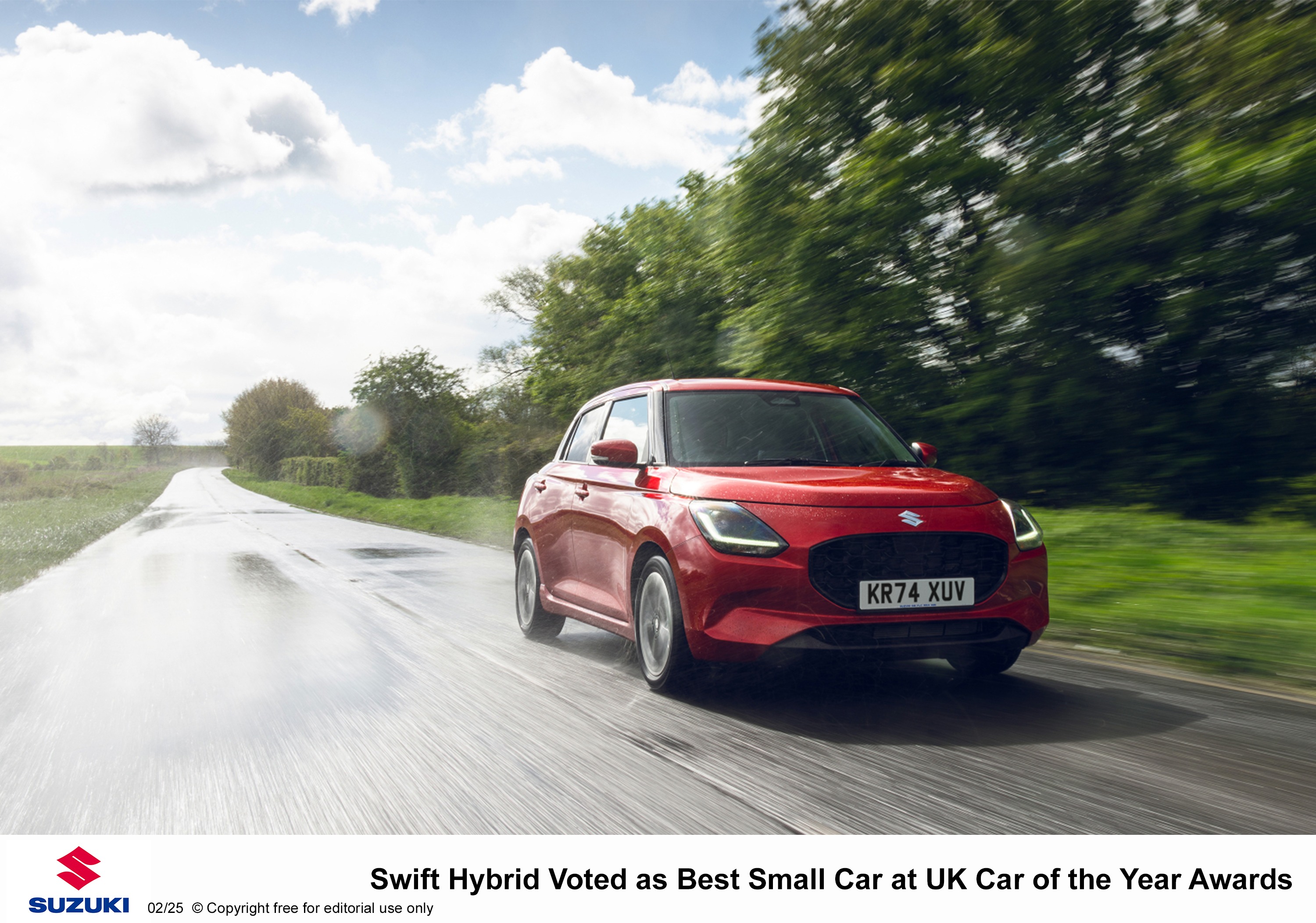 Swift hybrid voted as best small car