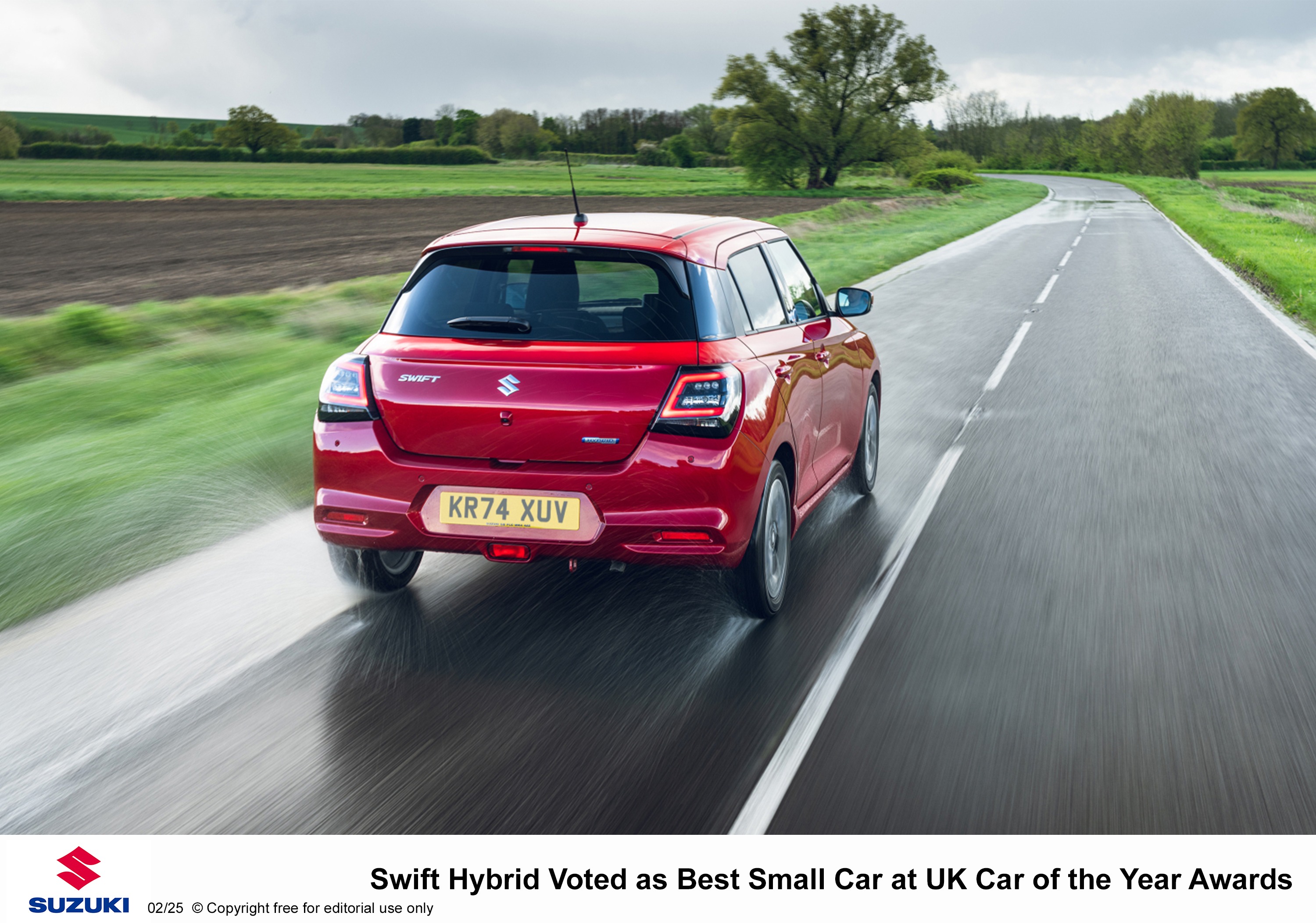 Swift hybrid voted as best small car