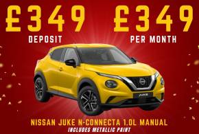 NISSAN JUKE OFFER £349 / £349 per Month at J Edgar & Son Ltd Frizington