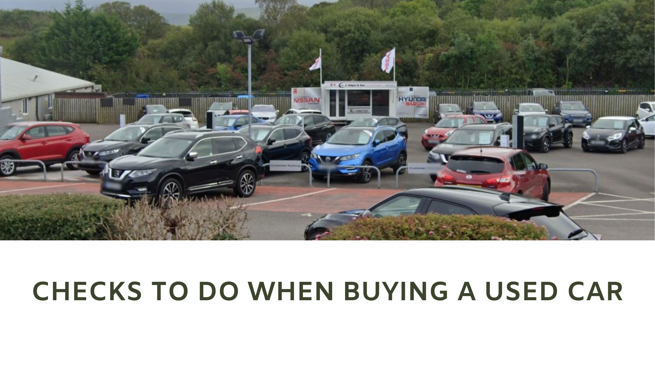 Checks to Do When Buying a Used Car